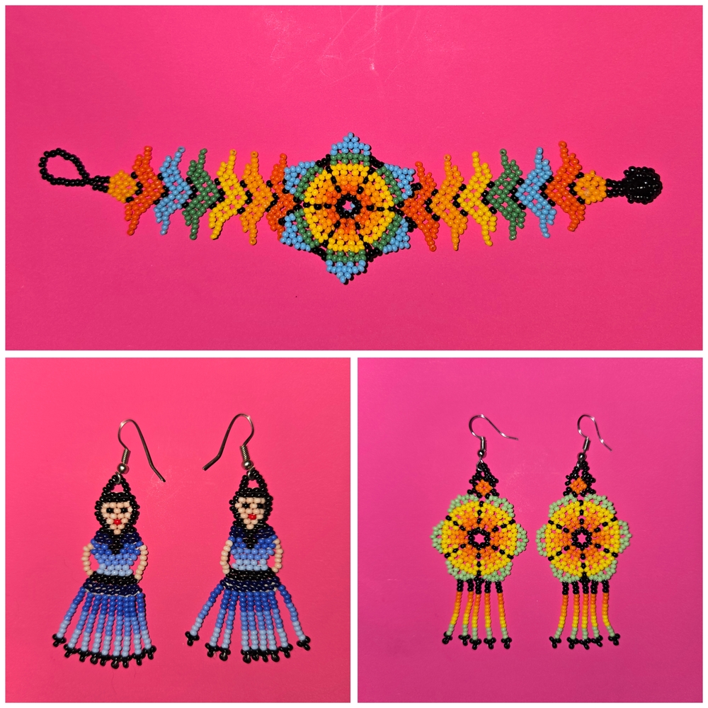 Colorful Beaded Jewelry Set